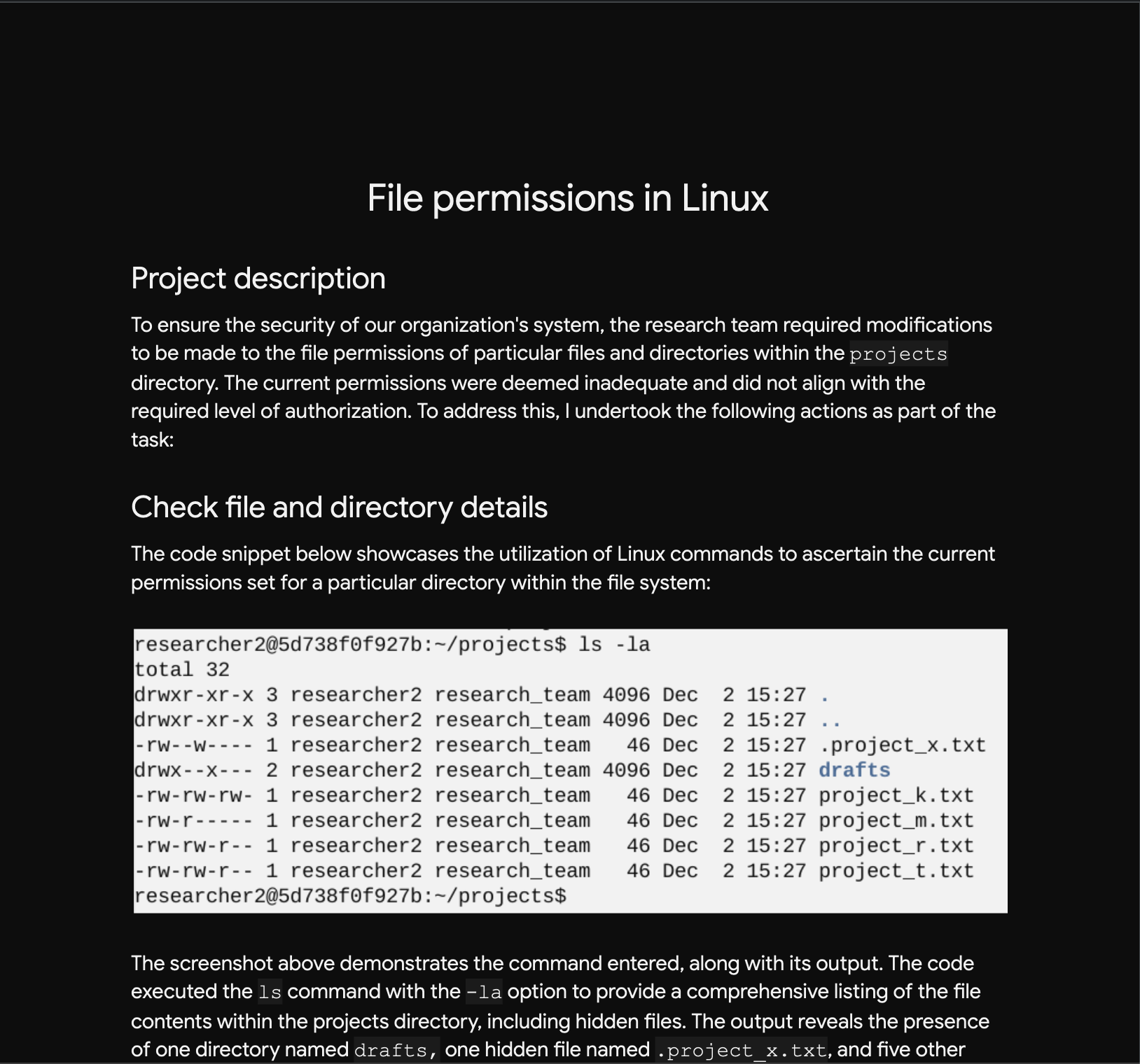 Linux File Permissions